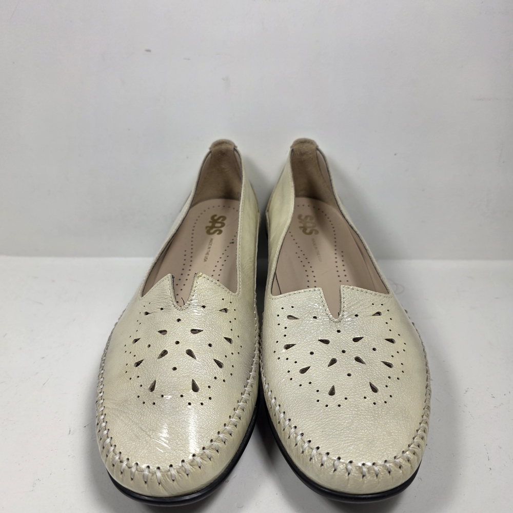 SAS Elegant Cream Loafers